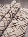 Российский прямоугольный ковёр 04049B DARK BROWN