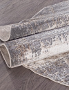 Российский овальный ковёр 04050C GREY / BROWN