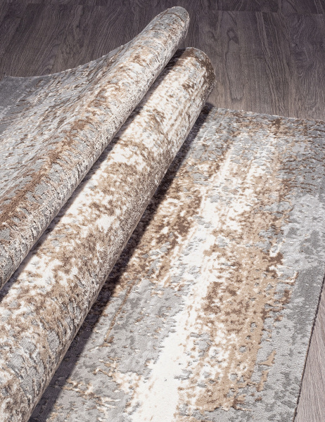 Российский прямоугольный ковёр 04050C GREY / BROWN