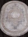 Российский овальный ковёр 04073C GREY / BROWN