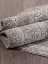Российский овальный ковёр 04073C GREY / BROWN