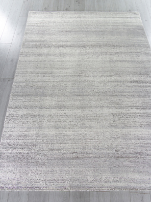 Российский прямоугольный ковёр 04077G GREY / GREY