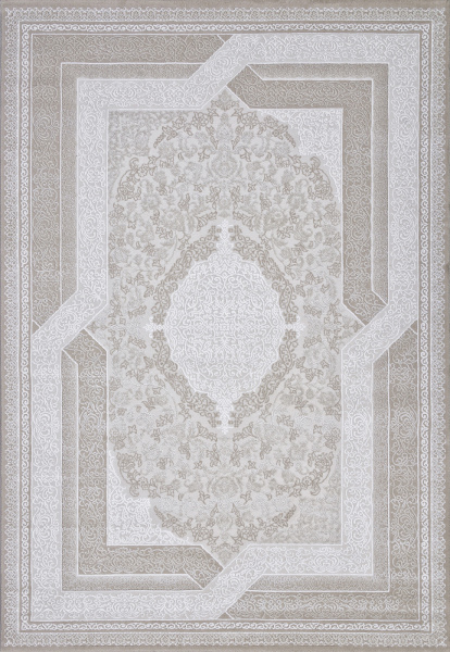 Российский прямоугольный ковёр 04088A BROWN / BROWN