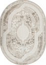 Российский овальный ковёр 04089A BROWN / BROWN