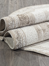 Российский овальный ковёр 04089A BROWN / BROWN