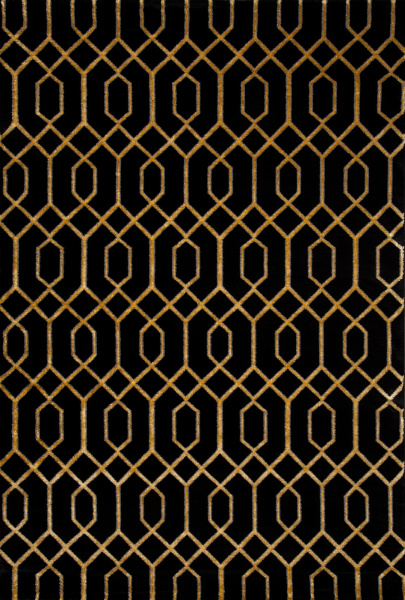 Российский прямоугольный ковёр 04427G GOLD / GOLD