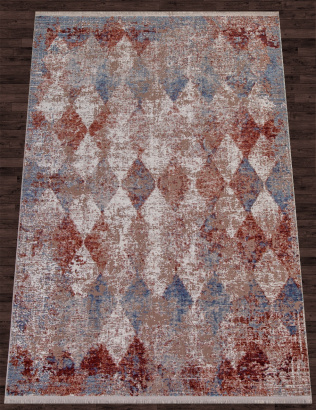 Российский прямоугольный ковёр 05703K BROWN / BROWN