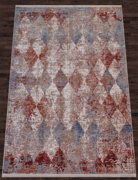 Российский прямоугольный ковёр 05703K BROWN / BROWN