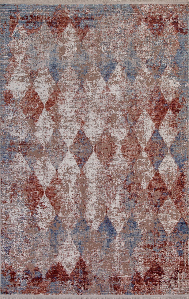 Российский прямоугольный ковёр 05703K BROWN / BROWN