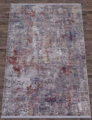 Российский прямоугольный ковёр 05712G GREY / GREY