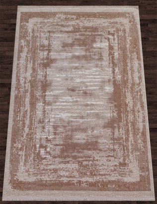 Российский прямоугольный ковёр 05713K BROWN / BROWN