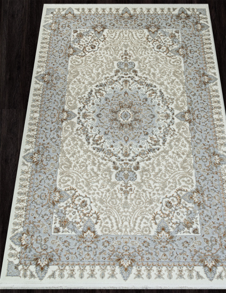Российский прямоугольный ковёр 06066A CREAM FDY / CREAM HB