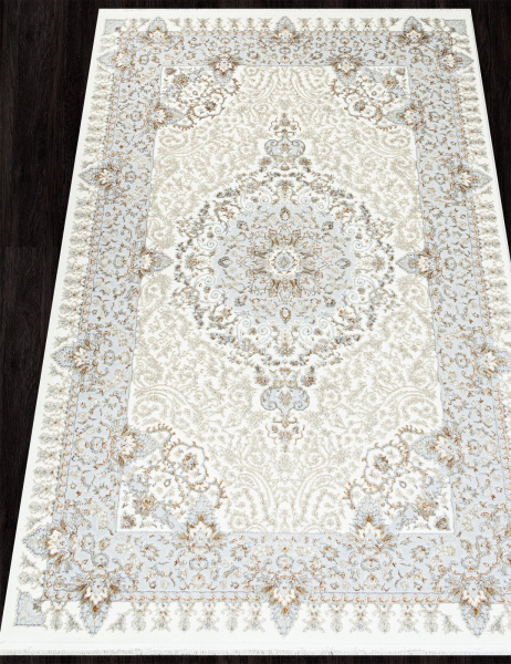 Российский прямоугольный ковёр 06066A CREAM FDY / CREAM HB