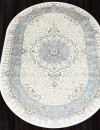Российский овальный ковёр 06066A L.BLUE FDY / CREAM HB