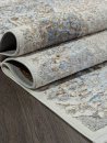 Российский прямоугольный ковёр 06066A L.BLUE FDY / CREAM HB