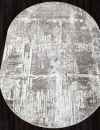 Российский овальный ковёр 06735B CREAM HB / GREY