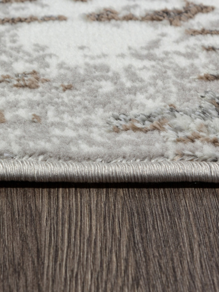Российский овальный ковёр 06735B CREAM HB / GREY