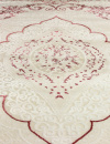 Российский прямоугольный ковёр 07857A FUCHSIA /WHITE