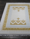 Российский прямоугольный ковёр 08074A BLUE / GOLD