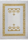 Российский прямоугольный ковёр 08074A BLUE / GOLD