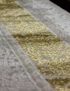 Российский прямоугольный ковёр 08074A BLUE / GOLD