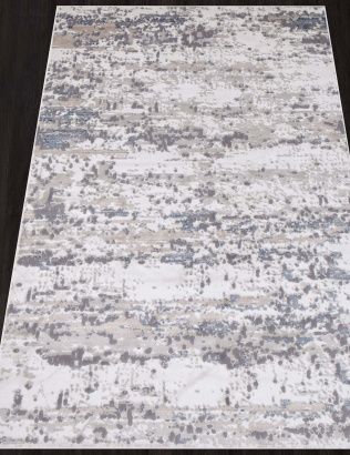 Российский прямоугольный ковёр 13103 CREAM-SILVER-BG