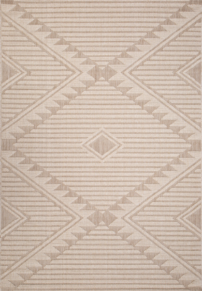 Российский прямоугольный ковёр 23332A WHITE / YELLOW