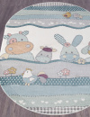 Российский овальный ковёр 2484 LIGHT CREAM