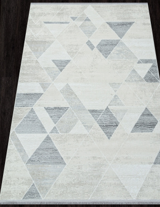Российский прямоугольный ковёр 26224C CREAM / GREY