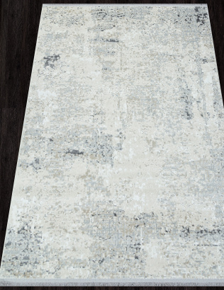Российский прямоугольный ковёр 26762A CREAM / L.GREY