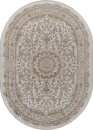 Российский овальный ковёр 27239A CREAM / BEIGE