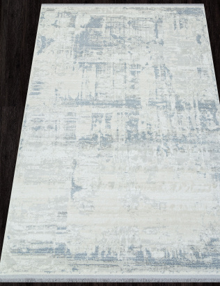 Российский прямоугольный ковёр 27414A CREAM / L.GREY
