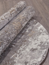 Российский овальный ковёр 2788 GRAY-BEIGE