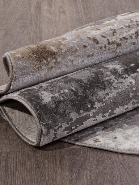 Российский овальный ковёр 2788 GRAY-BEIGE