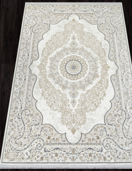 Российский прямоугольный ковёр 29826B BEIGE / CREAM