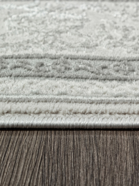 Российский прямоугольный ковёр 30020E L.GREY / CREAM