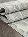 Российский прямоугольный ковёр 30219A GREY / CREAM