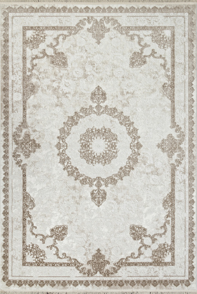 Российский прямоугольный ковёр 30231B BEIGE / L.GREY