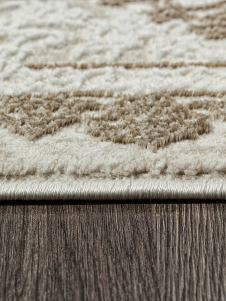 Российский прямоугольный ковёр 30231B BEIGE / L.GREY