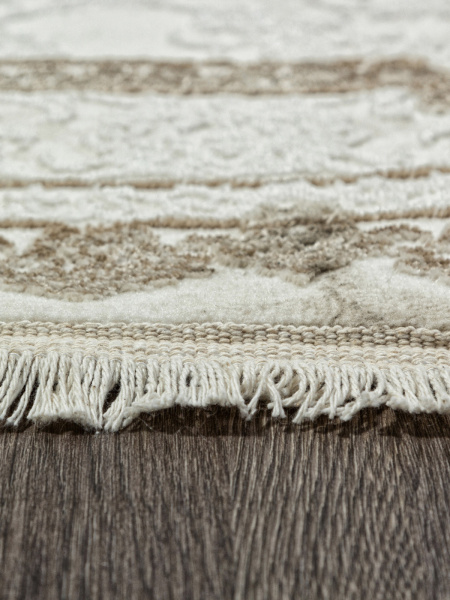 Российский овальный ковёр 30231Y BEIGE / L.GREY