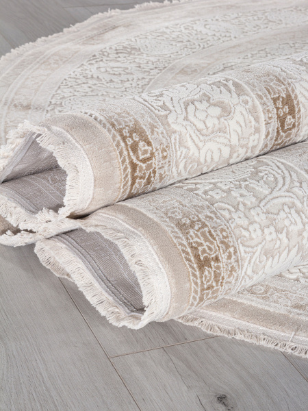 Российский овальный ковёр 30298Z CREAM / BEIGE