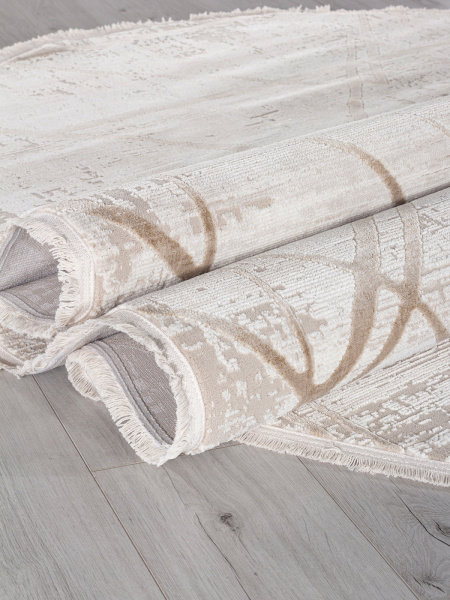 Российский овальный ковёр 30300Z CREAM / BEIGE