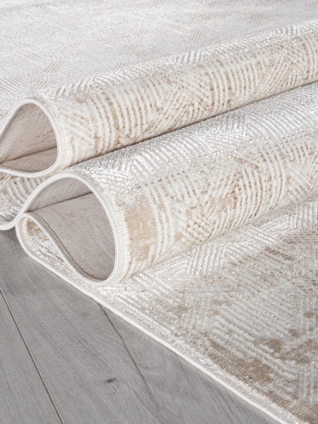 Российский прямоугольный ковёр 30877A CREAM / WHITE