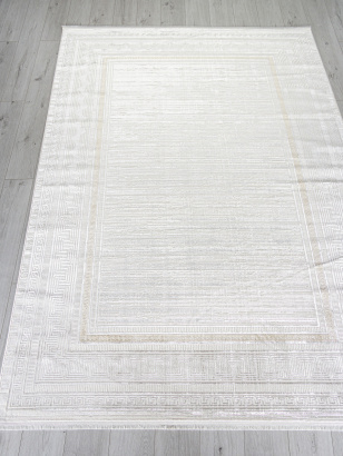 Российский прямоугольный ковёр 31848A CREAM / WHITE