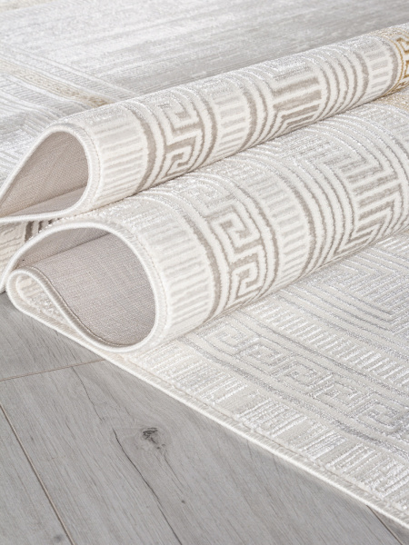 Российский прямоугольный ковёр 31848A CREAM / WHITE