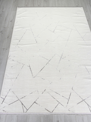 Российский прямоугольный ковёр 32009A CREAM / WHITE