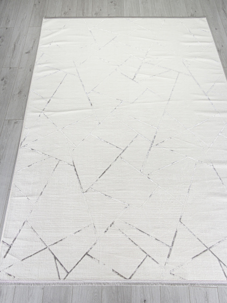 Российский прямоугольный ковёр 32009A CREAM / WHITE
