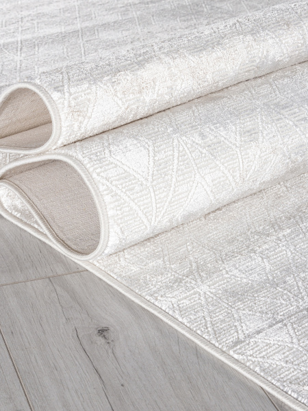 Российский прямоугольный ковёр 32585A WHITE / CREAM