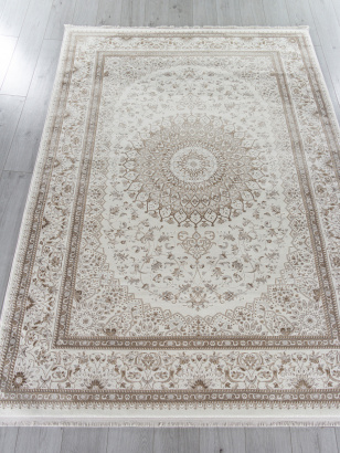 Российский прямоугольный ковёр 32706A CREAM / D.BEIGE