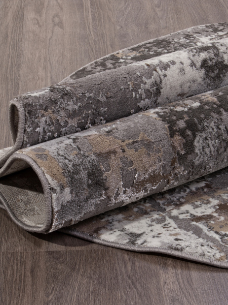 Российский овальный ковёр 3319 GRAY-BEIGE